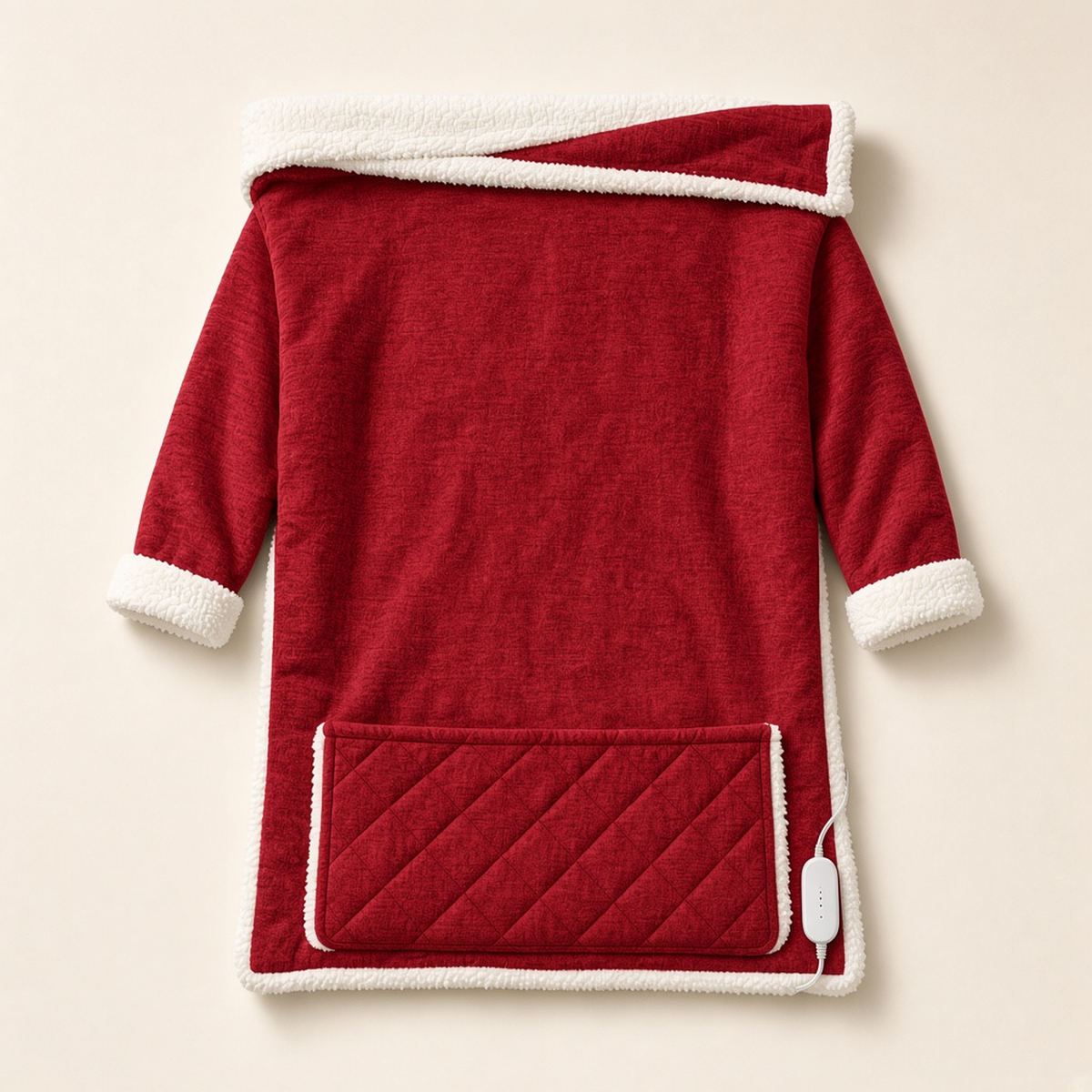Toasty Nest Wearable Heated Blanket - Red